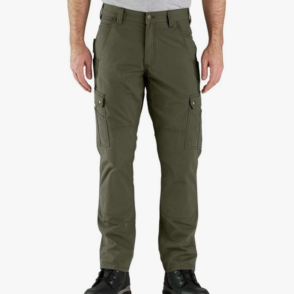 Carhartt B342-MOS Relaxed Fit Ripstop Cargo Pants in Moss 44x30 double knee